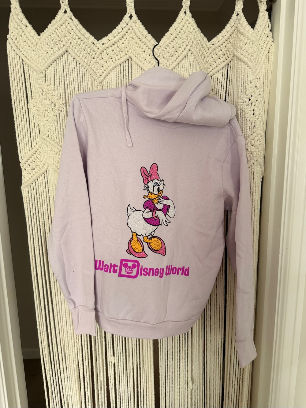 NWT *small defect* WDW Disney Rhinestone hoodie - L